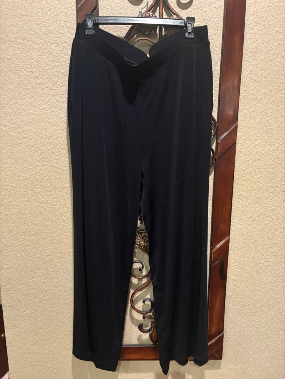 Chico’s Travelers Black Wide-Leg Pants